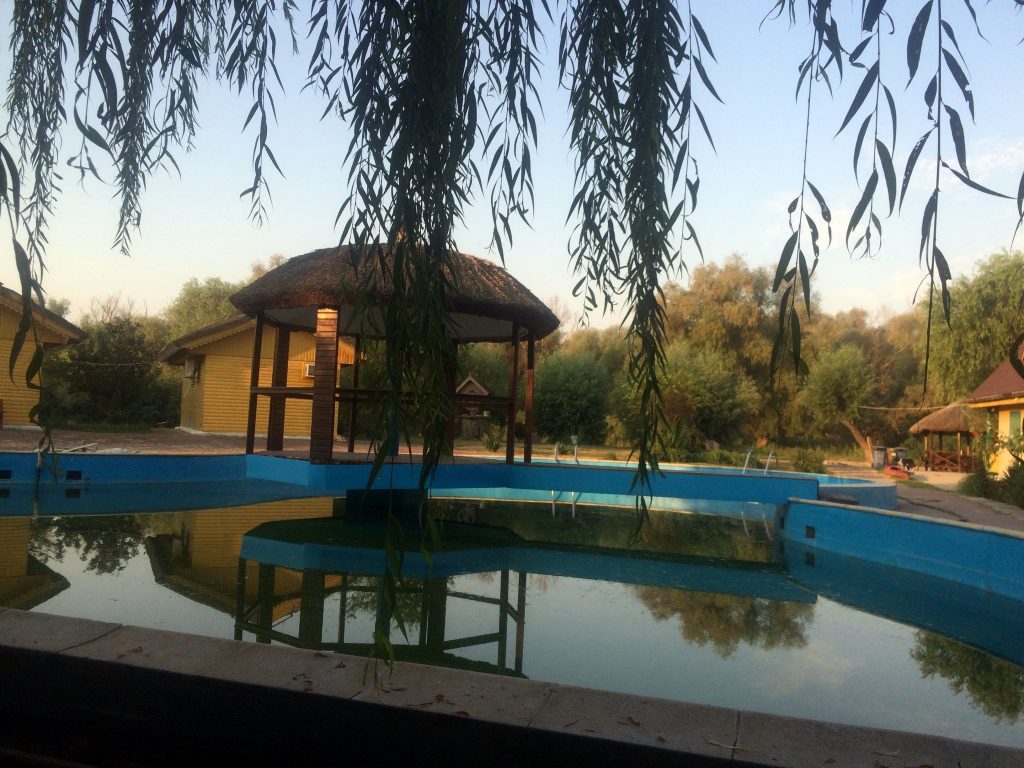 Piscina cea verde de la Tamarin (extra sezon, zicea dânsul)